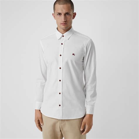 camicia uomo burberry originale|Camice Burberry in Cotone Bianco taglia XL International.